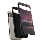 Soft White C3 Corvette Mauve Sky Phone Case