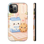 Milk Cookie Phone Case Cute Food Kawaii Tough Cover Gift Art
