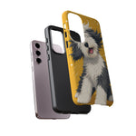 Sheepdog Hair Flip Phone Case Funny Dog Lover Gift
