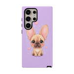 French Bulldog Bat Ears Kawaii Pet Dog Art Tough Phone Case