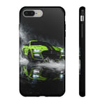 Lime Green 2022 GT500 Phone Case, Smoke Studio Reflection Cover