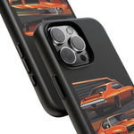1969 GTO Judge Orange Muscle Car Tough Phone Case Cover Gift