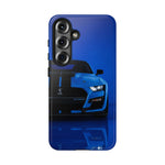 Blue Mustang Art Phone Case, GT500 American Muscle Car Tough Cover for Men