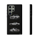 Silver Hakosuka Skyline Classic Sports Car Tough Phone Case for JDM Fans