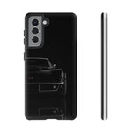 Black 1969 Corvette Art Phone Case, C3 Stingray Sports Car Tough Cover