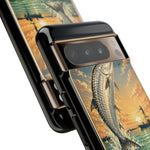 Tarpon Fishing Phone Case Saltwater Angler Tough Cover Gift