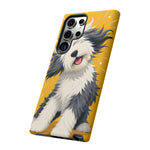 Sheepdog Hair Flip Phone Case Funny Dog Lover Gift
