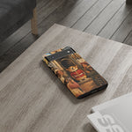 Corgi Royal Guard phone case | Cute British corgi soldier illustration