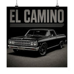 1964 Chevy El Camino Poster Classic Muscle Car Wall Art Print Vintage Retro