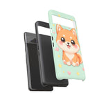 Shiba Inu Kawaii Chibi Smile Pet Dog Art Tough Phone Case