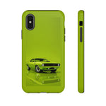 Green Cuda Muscle Car phone case for Gear Heads