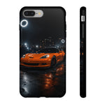 Orange C6 Neon Car Meet Tough Phone Case