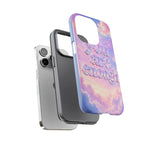 You Are Enough phone case | pastel cloud affirmation protective case