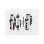 240SX 1989 JDM Car Illustration Blanket | 240 SX Microfiber Throw