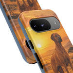 Rhodesian Ridgeback African Savanna Art Tough Phone Case