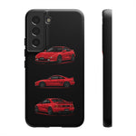 Red MR2 JDM Sports Car Phone Case Tough Multi View
