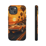 Orange Corvette C3 Stingray Sunset Palms Phone Case