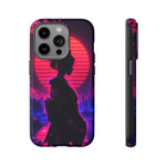 Neon Geisha Silhouette Phone Case | Tough Cover