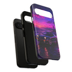 Retro JDM Sports Car Sunset MR2  phone case | Tough Cases
