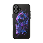 Holographic Skull Phone Case, Shattered Glass Iridescent Cover