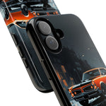 1966 GTO Orange Rainy City Tough Phone Case Cover Gift Art