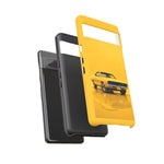 Golden Yellow Charger Phone Case, 68 Classic Muscle Car Tough Cover