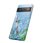 Copy of Silver Butterflies Tough Case | Blue Sky Water Droplets Phone Cover