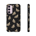 Vintage Ghost Pattern phone case | Halloween spooky stars design