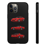 Z28 Red Triview Phone Case Classic Car Illustration
