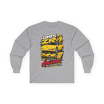1995 ZR-1 Corvette graphic long sleeve tee | Yellow sports car design