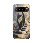 Piano Cat walking on keys Tough Case | Phone cover, musical cat art