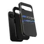 Blue C7 Z06 Sports Car Tough Phone Case Track Style Cover Gift
