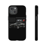 Black ZL1 Camaro Phone Case Muscle Car Tough Cover Gift Art