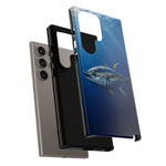 Yellowfin Tuna Phone Case, Deep Blue Water Tough Cover, Gift