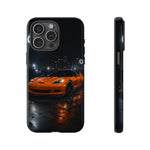 Orange C6 Neon Car Meet Tough Phone Case
