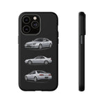 Silver Prelude Sports Coupe Tough Phone Case for JDM Fans