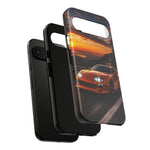 Supra MK4 Orange Touge Night JDM Speed Art Tough Phone Case