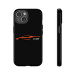 Orange C8 Phone Case for Chevy Fans, Tough Protective Cover