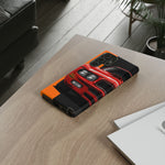 GTO The Judge Red Muscle Car Illustration Phone Case | Retro Classic Car