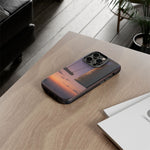 Temple Bell Sunset Phone Case Japan Zen Tough Case
