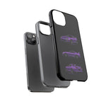 MK4 Supra Phone Case Purple, Three-View Vector Cover