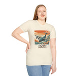 C-17 Globemaster III Japanese woodblock Aviation T-Shirt for Pilots and Airplane Enthusiasts