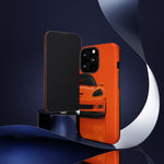 Orange C6 Z06 Studio Tough Phone Case for Sports Car Drivers