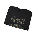 Oldsmobile 442 Muscle Car Crewneck Sweatshirt Classic Vintage Racing Gift