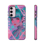 Neon Cyber Geisha phone case | Tough Case