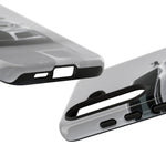 Silver Camaro Phone Case, ZL1 American Muscle Car Tough Cover for Men Gift