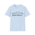 1969 Cutlass Black Outline Silhouette Emblem Classic Car T-Shirt Fan Gift