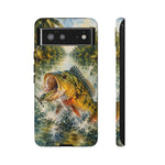 Peacock Bass Fishing Phone Case Angler Tough Cover Gift Art