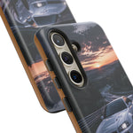Skyline GT-R R34 White Nurburgring Speed Art Tough Phone Case
