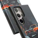 1966 GTO Orange Rainy City Tough Phone Case Cover Gift Art